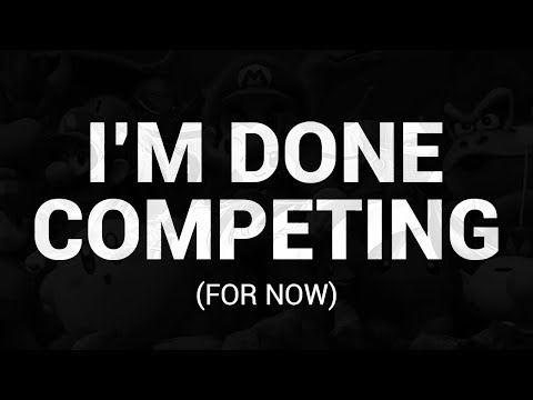 I’m not competing anymore, for now