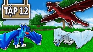 MINECRAFT ĐẢO RỒNG - TẬP 12 | BA ANH EM RỒNG LỬA, RỒNG BĂNG, RỒNG NƯỚC