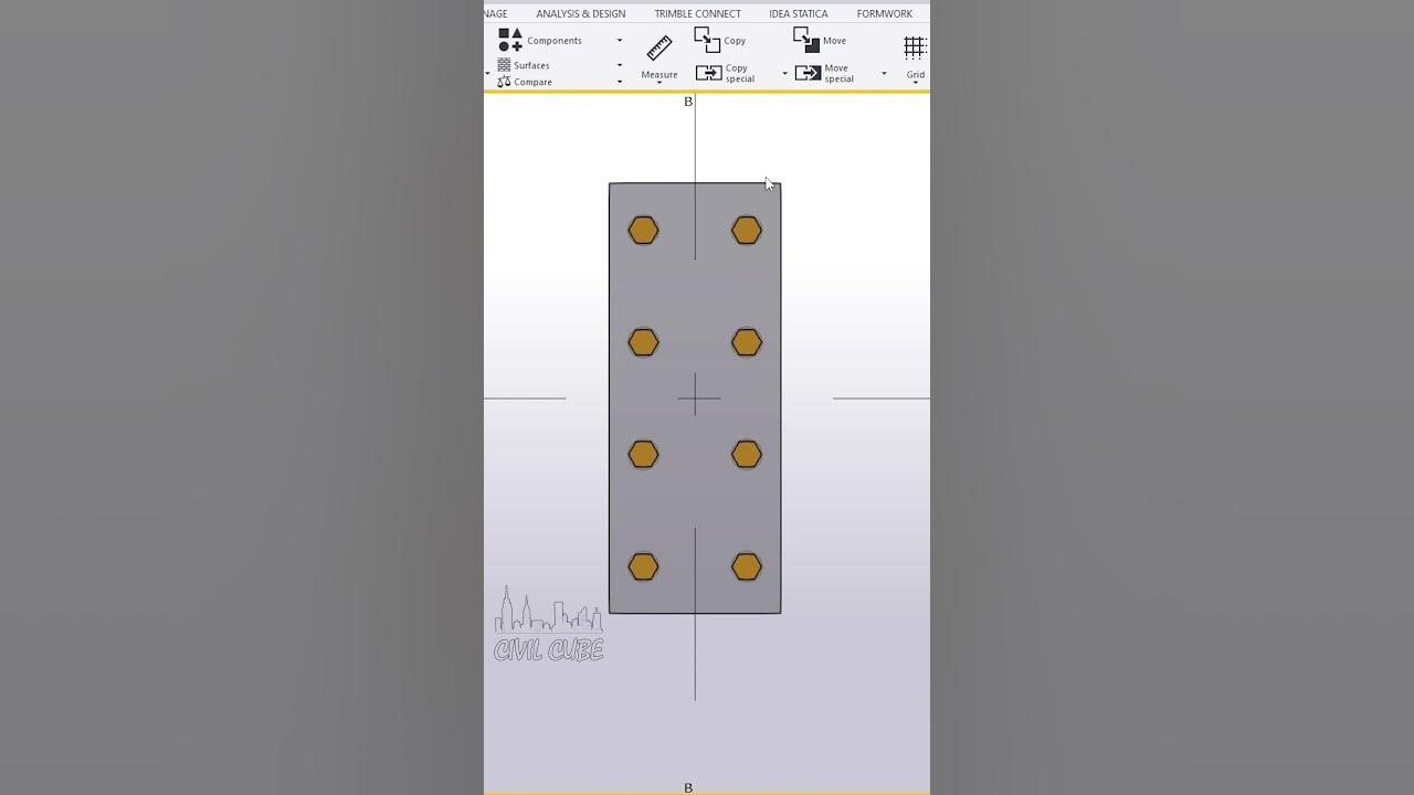 how-to-check-bolt-distance-in-tekla-structure-tekla-tips-and-tricks