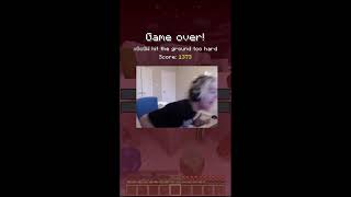 Minecraft Hardcore xQc death OH NO NO NO #Shorts