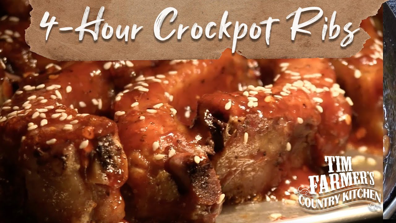4-HOUR RIBS | Crockpot Fall Off the Bone Ribs - YouTube