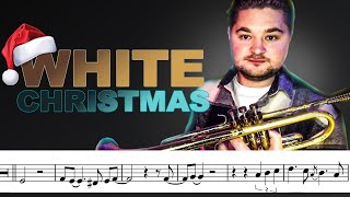 White Christmas on trumpet | Christmas Song (Sheet Music)