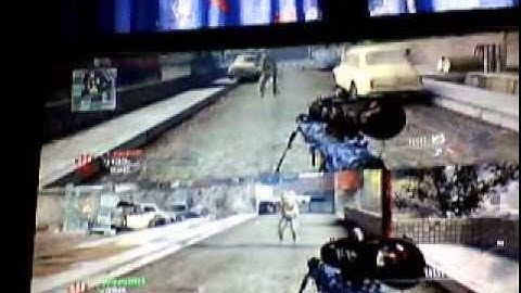 sideways quickscope on mw2 splitscreen