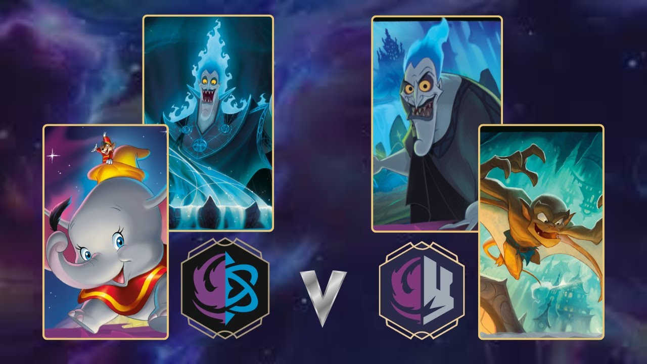 Blurple vs Purple Steel | Lorcana Set 10 Whispers in the Well | Set Champ Game Play