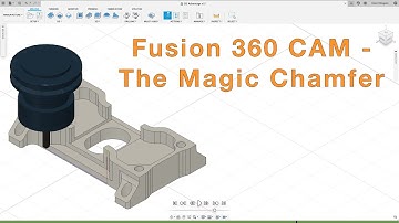 Fusion 360 - Chamfer Toolpath Options