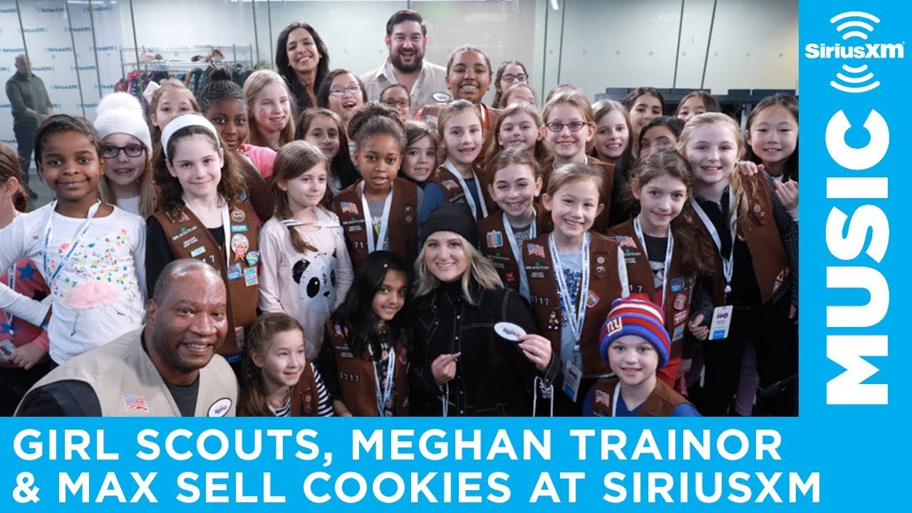 live performance agreement Meghan Trainor & MAX help Girl Scouts sell cookies at SiriusXM