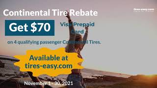 Continental Tire Fall 2021 Rebate