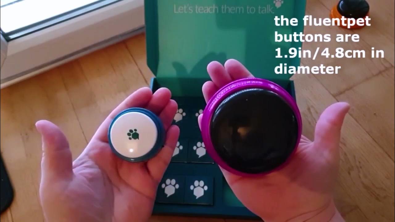 fluent pet fluent pet button unboxing with comparison how to use