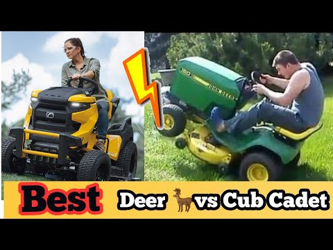 The Best Riding lawnmower John deer or Cub Cadet review