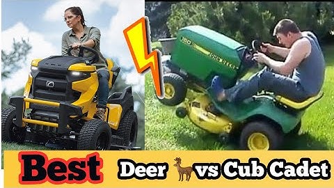 The Best Riding lawnmower John deer or Cub Cadet review