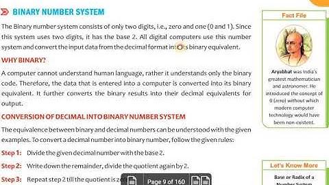 Computer Class - 7 Ch - 1 Number System