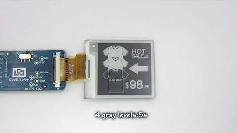 1.54 inch electronic paper display 200x200 partial refresh digital price tags sreen GDEY0154D67