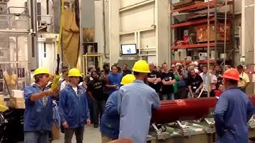 Separating Payload stack RockOn (bottom) from RockSat C (top)