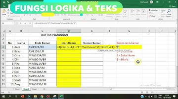 Cara Menggunakan Fungsi Logika (IF) dan Teks (MID) Dengan Mudah