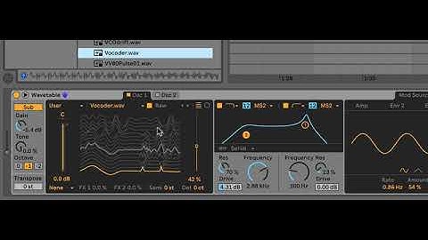 Ableton Live 10.1: user wavetables
