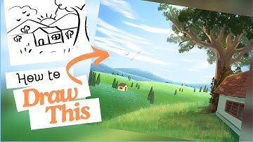 Ep.15 - How to DRAW BEAUTIFUL LANDSCAPES | Create Illusion of Space | Art Tutorial | Online Course