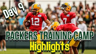 Green Bay Packers Training Camp Highlights | Day 9