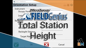 MicroSurvey FieldGenius How To: Height of Total Station | Bench Mark