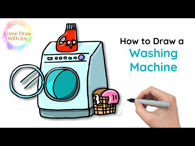 How to Draw a Washing Machine