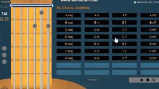 guitar chords - interactive video