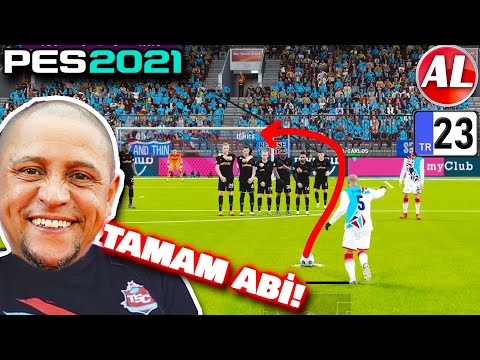 HEY! ROBERTO CARLOS! O efsane frikikten bir de benim için at!  | PES 2021 ANALİG #23