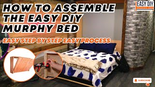 How to Assemble the Easy DIY Murphy Bed | Easy Step by Step Easy Process | Easy DIY Murphy Bed USA