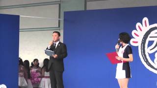 MC　MIZUNO　「ことしの中日はこんな結果になってしまって申し訳ございません（てへぺろ）」