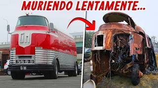 Descubren Un Rarísimo GM Futurliner Pudriéndose En Un Depósito