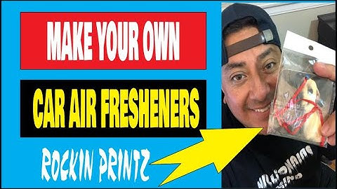 Make Your Own Personalized Car Air Fresheners