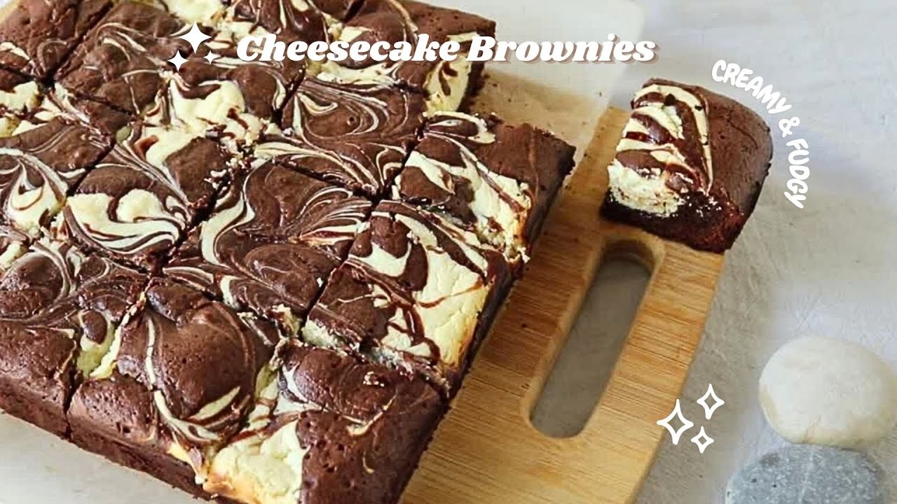 Cheesecake Brownies | BEST Brownies | Baking Therapy✨