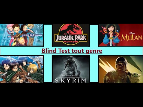 Blind Test tout genre, 150 extraits. Films, séries, mangas...