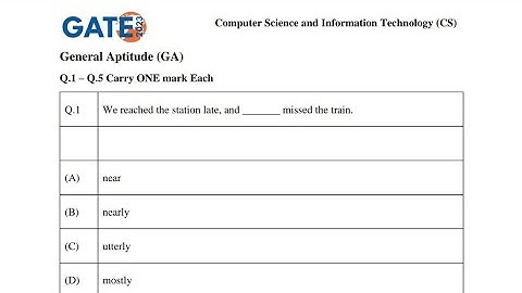 GATE CSE Question Paper 2023 ✨✨ GATE Response Sheet #gate #gate2023 #trending #gatecse #2023