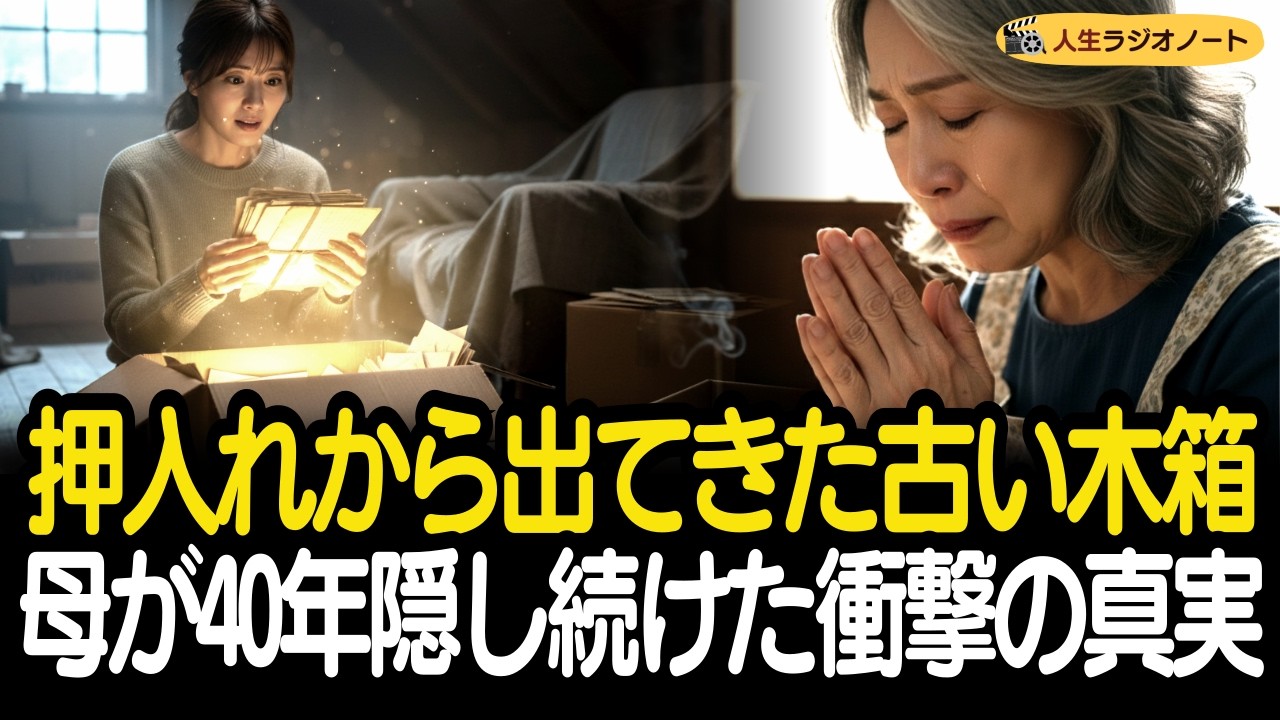 押入れから出てきた古い木箱母が40年隠し続けた衝撃の真実 それでも家族と呼べますか?