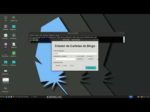 criando cartelas de bingo com python e tkinter