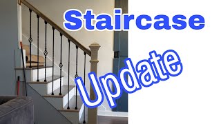 #homedepot #wayfair DIY STAIRCASE UPDATE