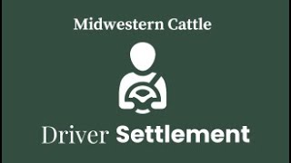 Driver Settlement