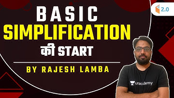 All Exams 2021 | Maths by Rajesh Lamba | Basic Simplification