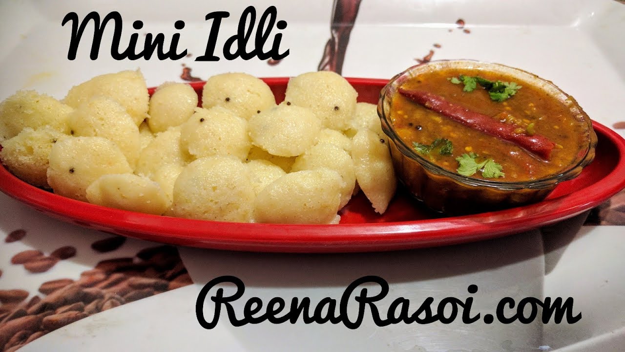 मिनी रवा इडली Mini Rava Idli recipe in Hindi - YouTube