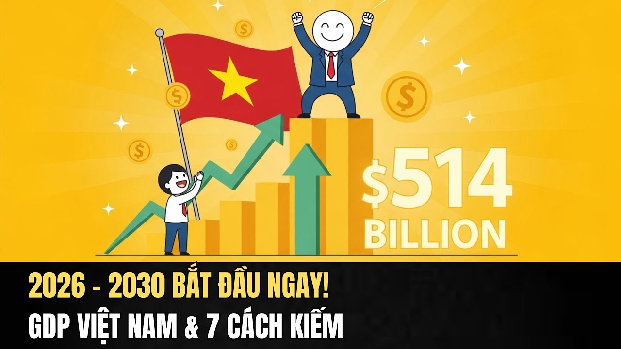 GDP Việt Nam 2026-2030: Từ Nước Nghèo Đến Cường Quốc Kinh Tế