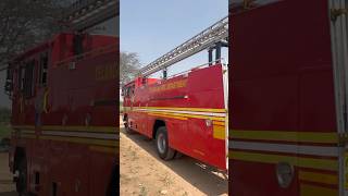 Fire Accident at Nadergul near DPS Fire Engine on Duty to control the situation