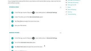 How to change time on fitbit?