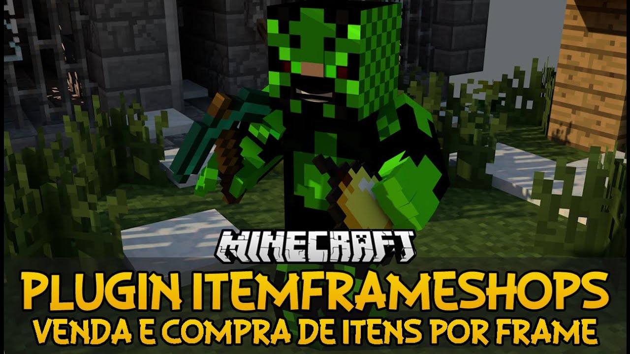 Minecraft Plugin Tutorial ItemFrameShops - Venda e Compra de itens por ...