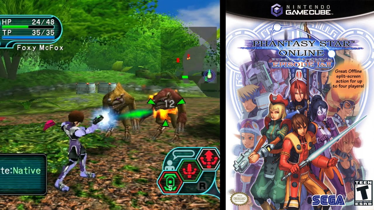 Playing GameCube Online in 2022, Phantasy Star Online via schthack (private  PSO server). : r/Gamecube