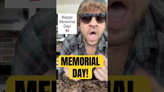 Happy Memorial Day! 🇺🇸 #guywiththehair #memorialday #usa #funny #shorts #foryou