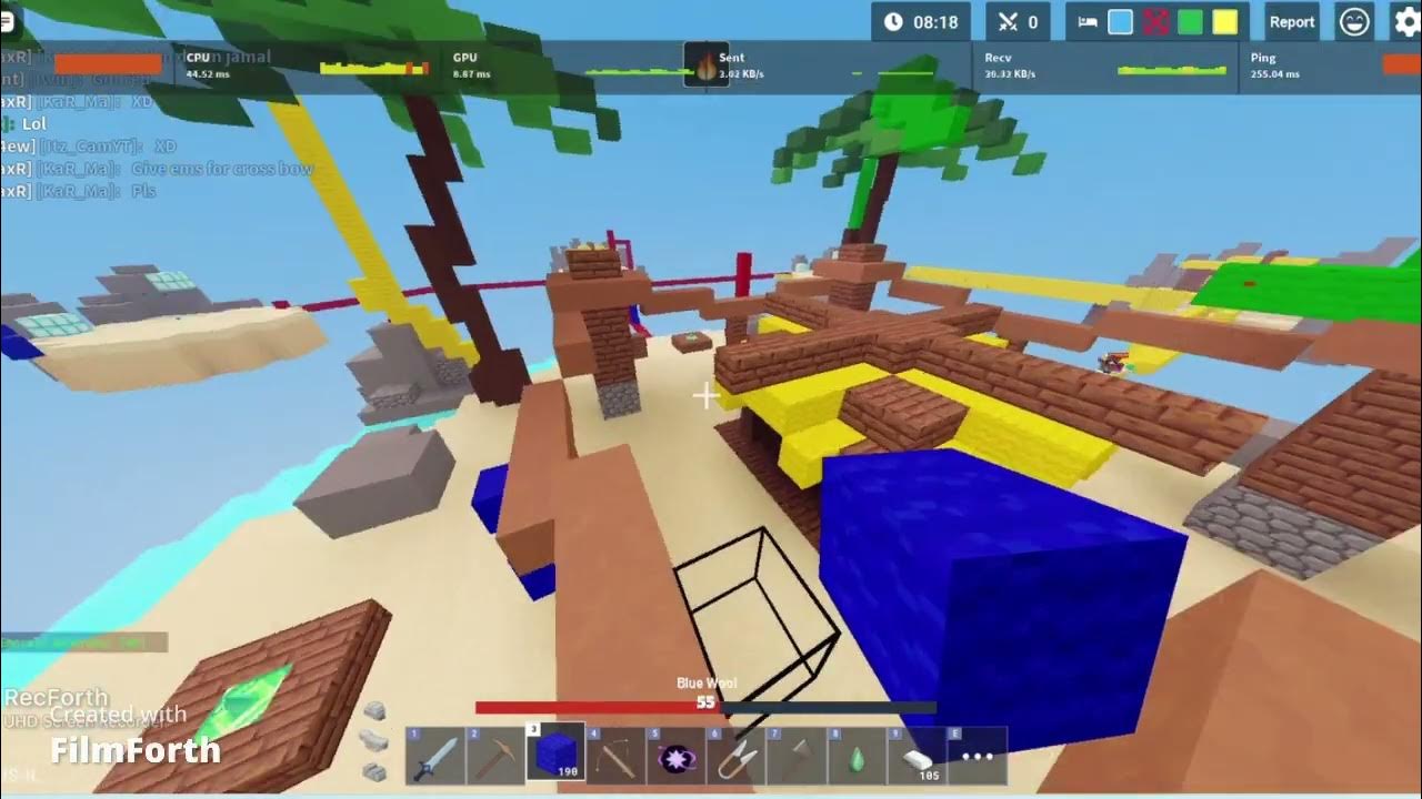How to get Beds easily in Roblox Bedwars (Rank)! YouTube