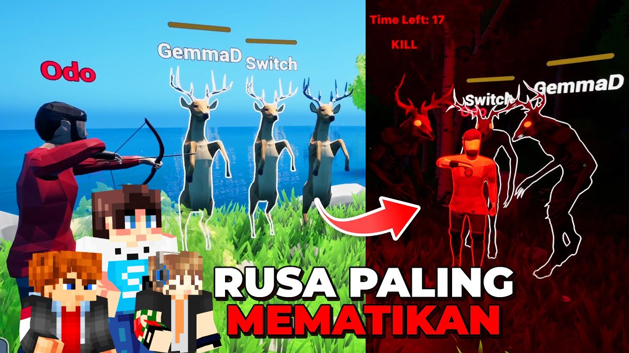 4 FATHER Jadi RUSA GILAAA !! YANG JADI HUNTER MALAH KETAKUTAN..