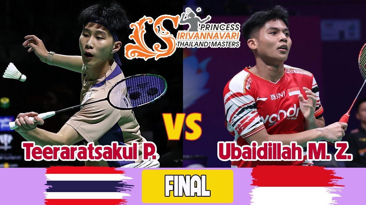 SUPER! Panitchaphon TEERARATSAKUL (THA) vs Moh. Zaki UBAIDILLAH (INA) FINAL MS Thailand Masters 2026