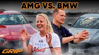 Showdown: AMG vs. BMW 🦾🥵 Geile Sportlimousinen für wenig(er) Geld? 🤨💰 | GRIP