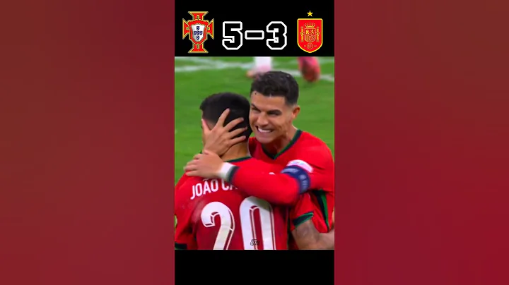 Portugal 🇵🇹 vs Spain 🇪🇸 🥶🔥| Imaginary Euro Final 2024 #shorts #football #youtube