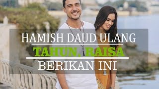 Hamish Daud Ulang Tahun, Raisa Berikan Ini untuk Sang Suami